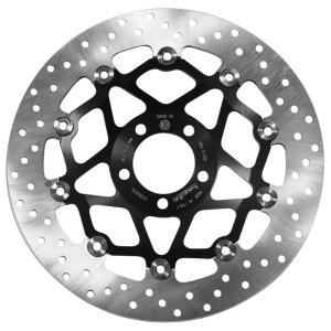 Kawasaki ZRX S Brake Rotor (1) - Front - Brembo OE Powersports - Floating, Slotted - `91-`02
